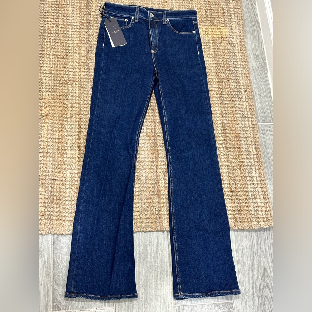 rag & bone Women's High Rise Jeans - Dark Blue